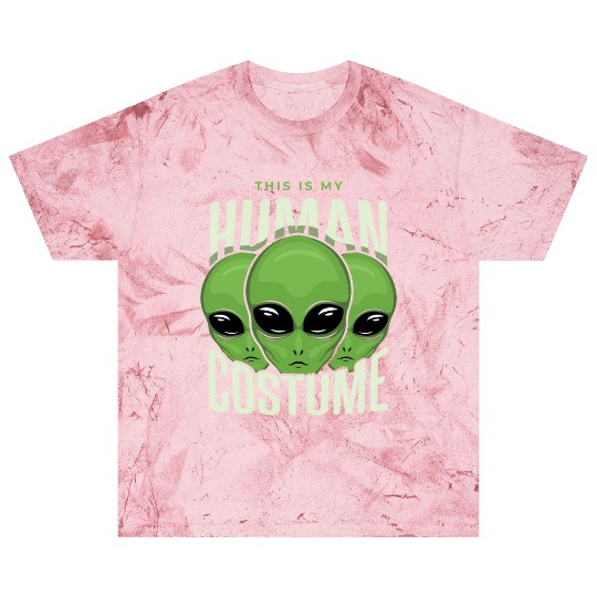 My Alien Human Costume Funny Lazy Creepy Halloween Blast T Shirts