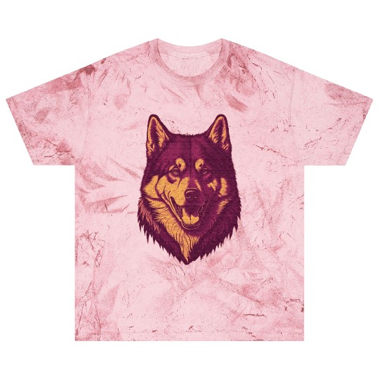 The Classic Siberian Husky Blast T Shirts