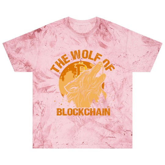 The Wolf Of Blockchain Funny Bitcoin Wall Street Blast T Shirts