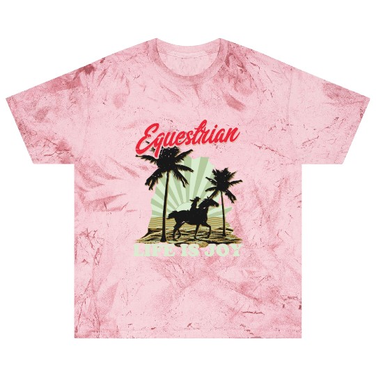 Equestrian Life Riding Girl Horseback Blast T Shirts