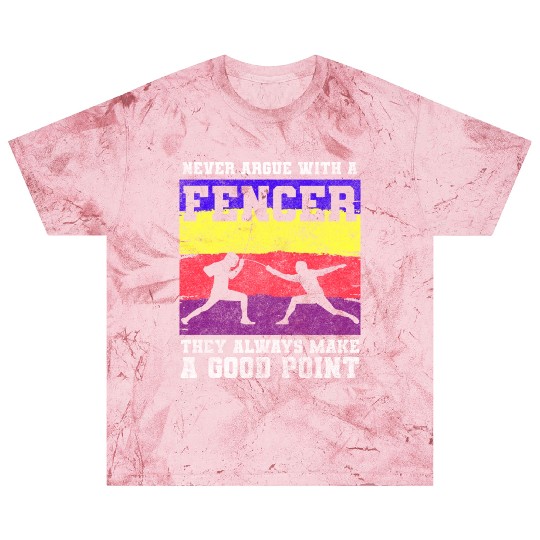 Fencing Sport Sport Sport Fencing Sword Fighting Blast T Shirts