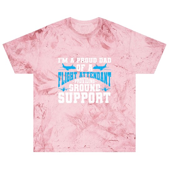 Flight Attendant Dad Airplane Flight Attendant Blast T Shirts