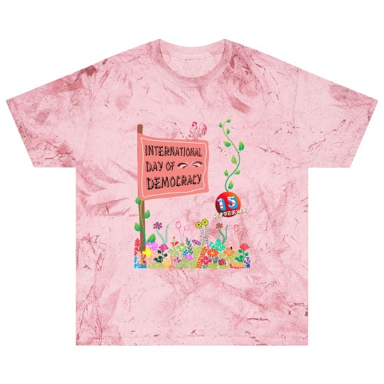 world day of Democracy Blast T Shirts