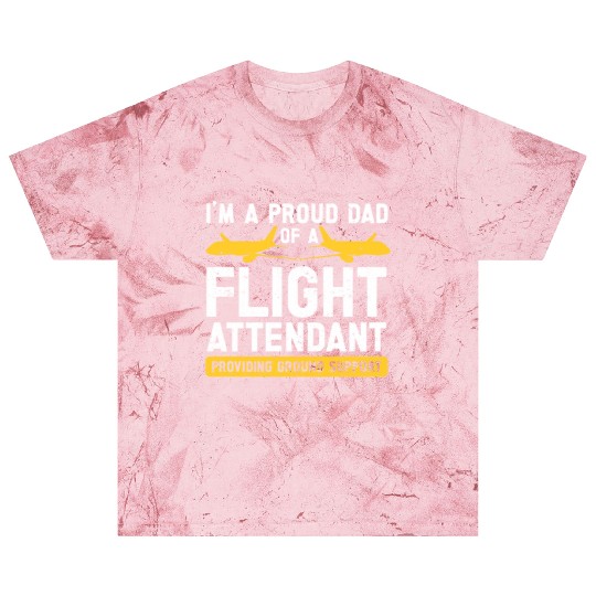 Flight Attendant Dad Airplane Flight Attendant Blast T Shirts