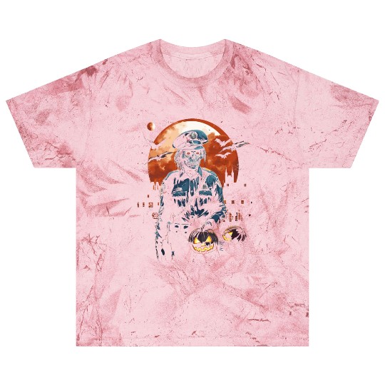 Creepy Zombie Cop Undead Police Halloween Officer Blast T Shirts