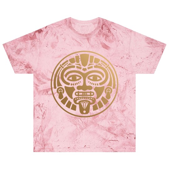 Minimalist Ethnic Mask Logo: Aztec & Mayan Blast T Shirts