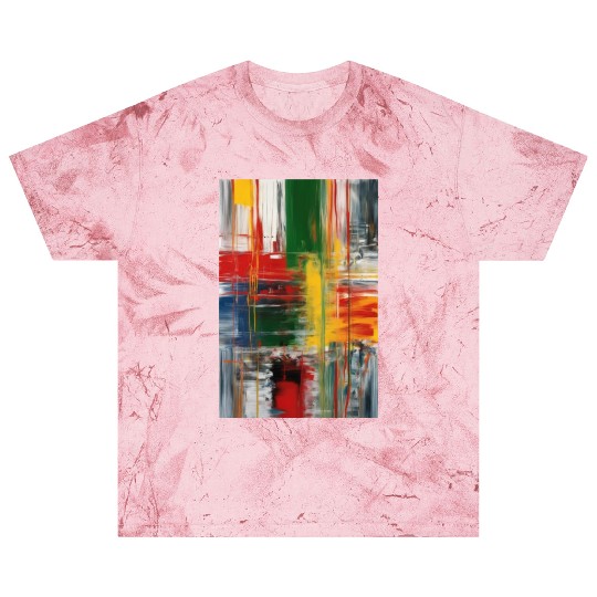 Colorful Abstract Painting Blast T Shirts