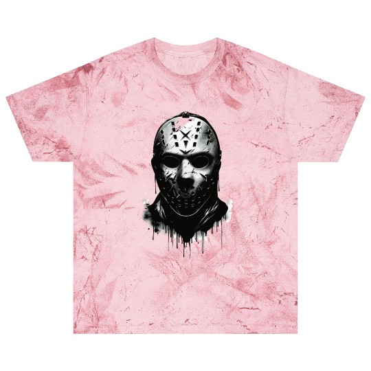 Scary Creppy Halloween Ice Hockey Goalie Mask Blast T Shirts