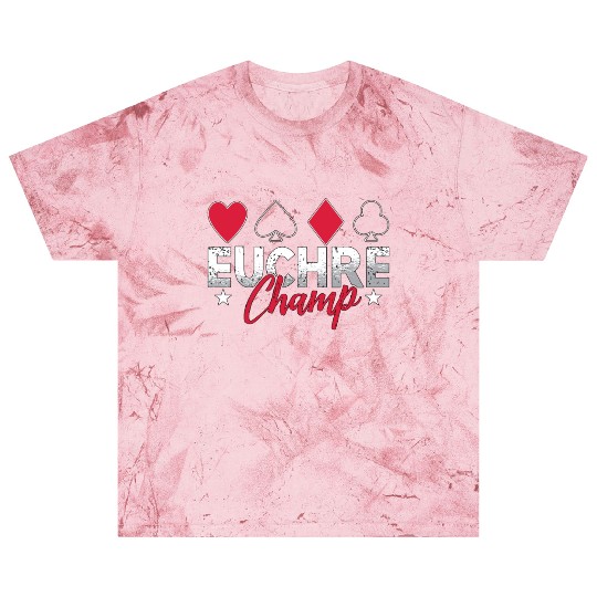 Euchre Champ Playing Cards Pinochle Board Game Blast T Shirts