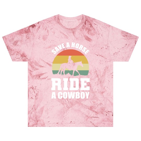 Ride a Cowboy Equestrian Gift Blast T Shirts
