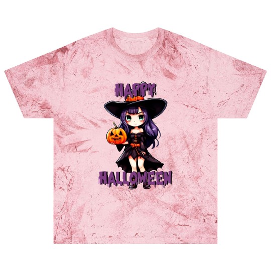 Happy Halloween purple witch Blast T Shirts