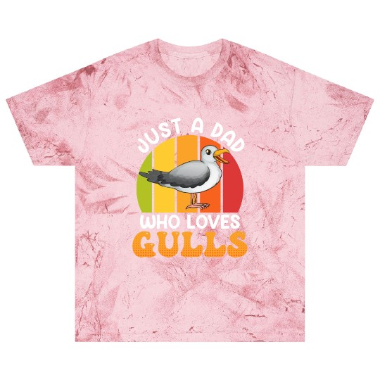 Just a Dad who loves Seagulls Bird lover Men Blast T Shirts