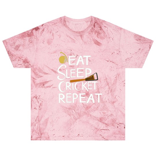 Eat Sleep Cricket Repeat: Cricket Lover's Blast T Shirts