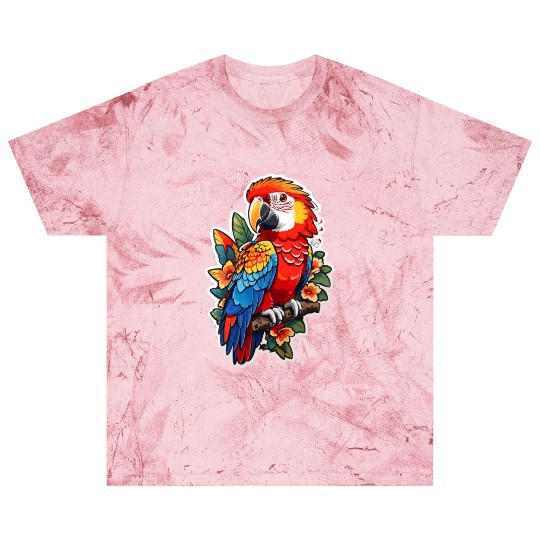 Scarlet Macaw Kawaii Blast T Shirts