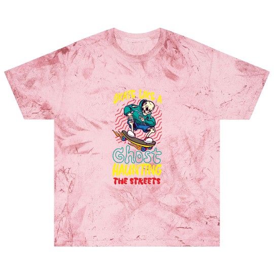 Spooky Horror Skateboarder Halloween Skateboarding Blast T Shirts