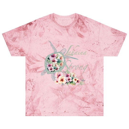 Lahaina Strong: Hibiscus and Sea Turtle Blast T Shirts