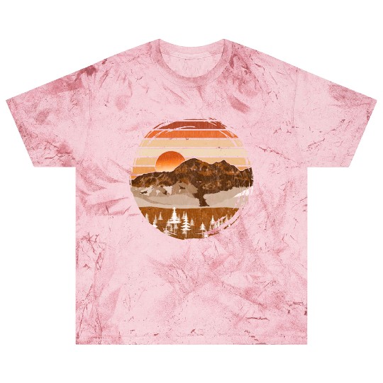 Retro sunset nature Blast T Shirts