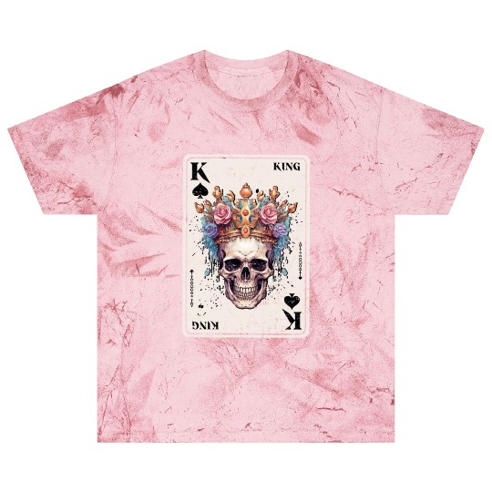 King on Spades Horror Halloween Card Game Creepy Blast T Shirts