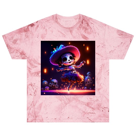 mexican skeleton lady baby dancing Blast T Shirts