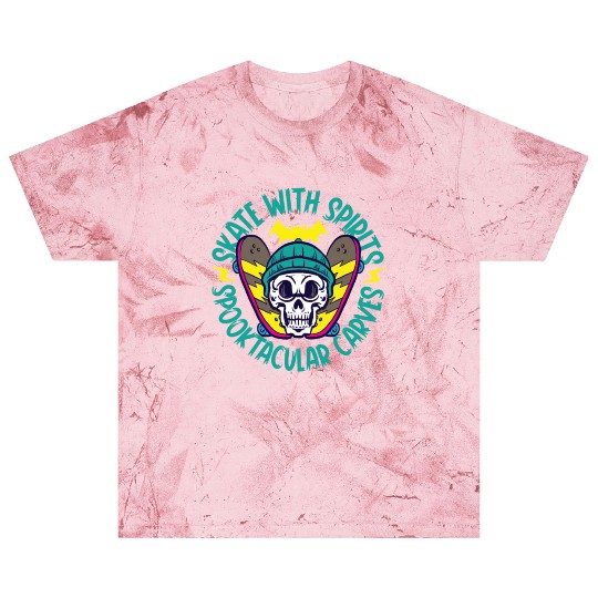 Spooky Horror Skateboarder Halloween Skateboarding Blast T Shirts