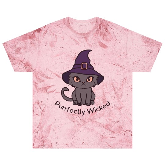Wicked Cat Witch Funny Halloween Witch Blast T Shirts