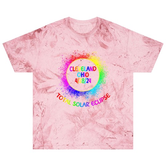 Total Solar Eclipse Cleveland Ohio 4/28/24 Kids Blast T Shirts