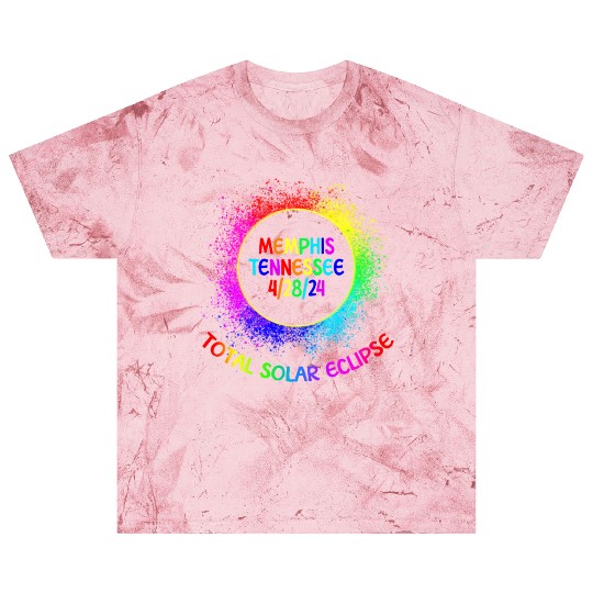 Total Solar Eclipse Memphis Tennessee 4/28/24 Kids Blast T Shirts