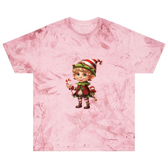 Christmas Elf Candy Cane X-Mas Pajamas Party Blast T Shirts