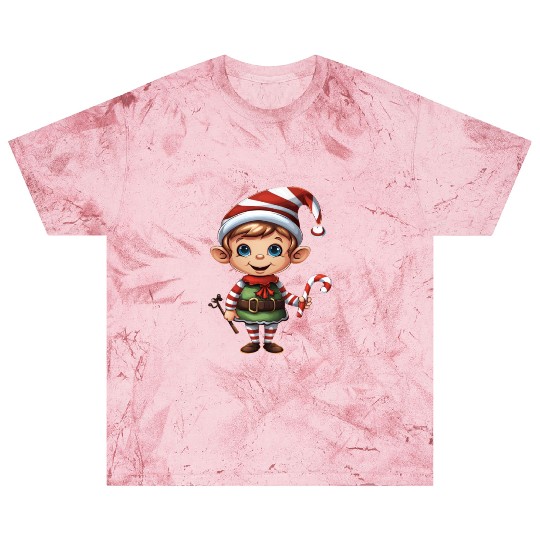 Christmas Elf Candy Cane X-Mas Pajamas Party Blast T Shirts