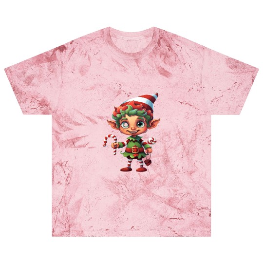 Christmas Elf Candy Cane X-Mas Pajamas Party Blast T Shirts