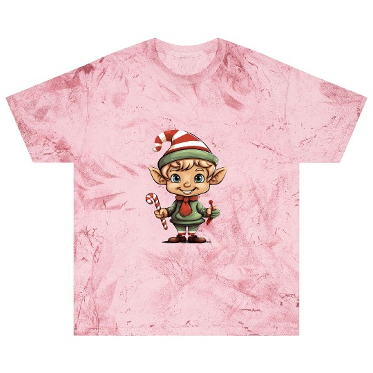 Christmas Elf Candy Cane X-Mas Pajamas Party Blast T Shirts
