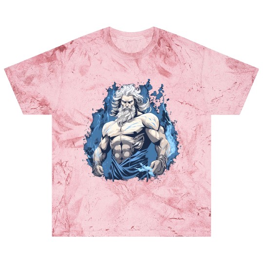 Zeus' Thunderbolt: Godly Gym Dominance Blast T Shirts