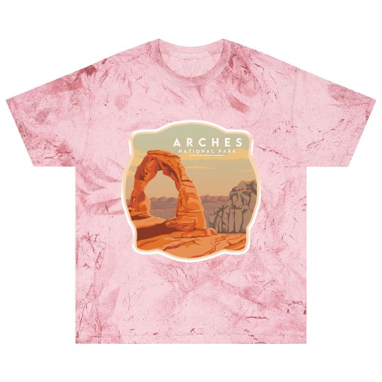 Arches National Park Stickers Blast T Shirts
