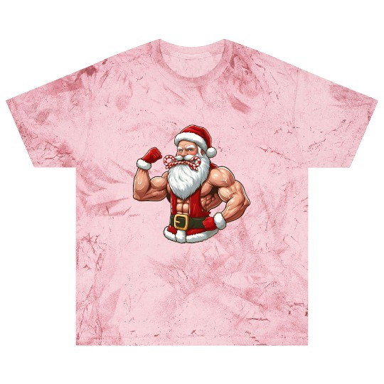 Muscular Santa Fit for the holidays Blast T Shirts