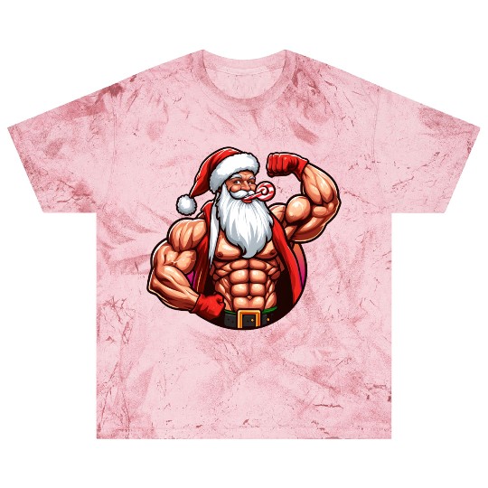 Muscular Santa Fit for the holidays Blast T Shirts
