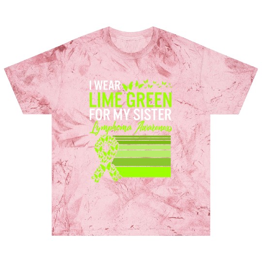 Lymphoma Warrior Blast T Shirts, I Wear Lime Green For My
