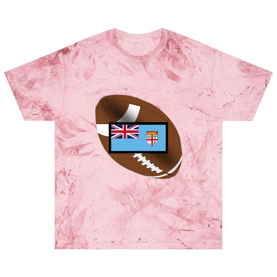 Fiji Flag Football Fusion Design Blast T Shirts