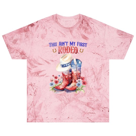 This Ain't My First Rodeo Women Rodeo Cowboy Blast T Shirts
