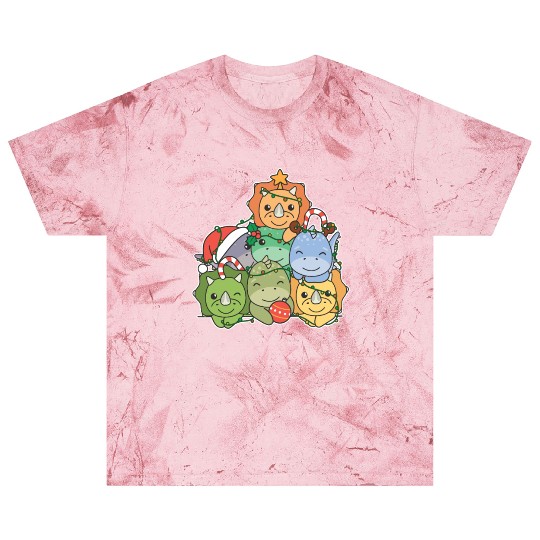 Dinosaur Christmas Tree Funny Animal Blast T Shirts