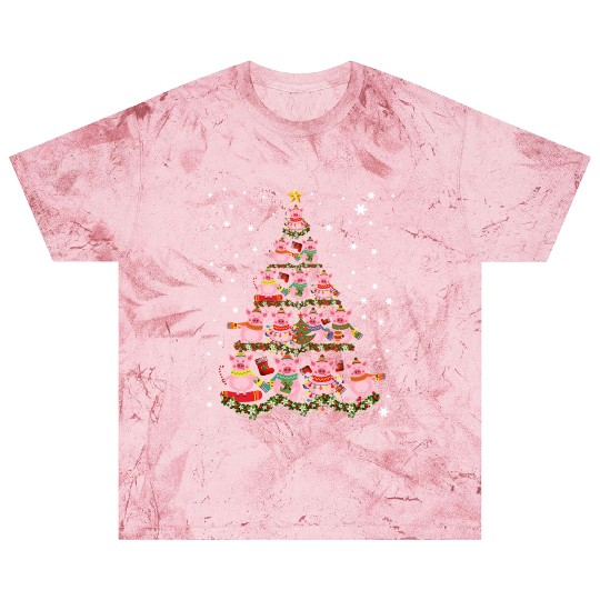 Pigs Christmas Tree Pigs Xmas Ornaments Blast T Shirts
