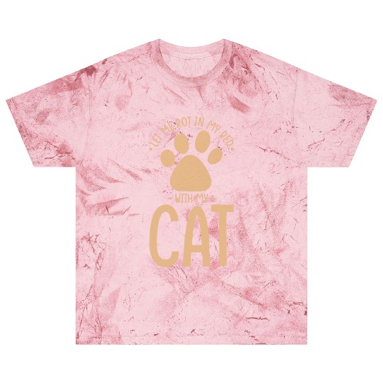 Cat Nap Laziness Let Me Rot In My Bed With My Cat Blast T Shirts