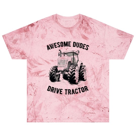 Awesome Guys Drive Tractor Farmer Agriculture Gift Blast T Shirts