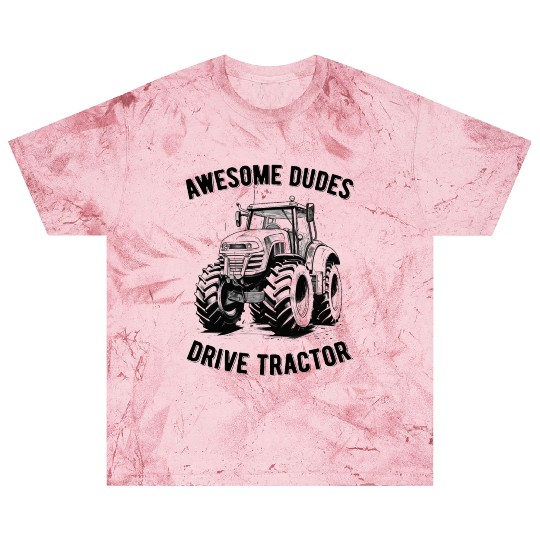 Awesome Guys Drive Tractor Farmer Agriculture Gift Blast T Shirts