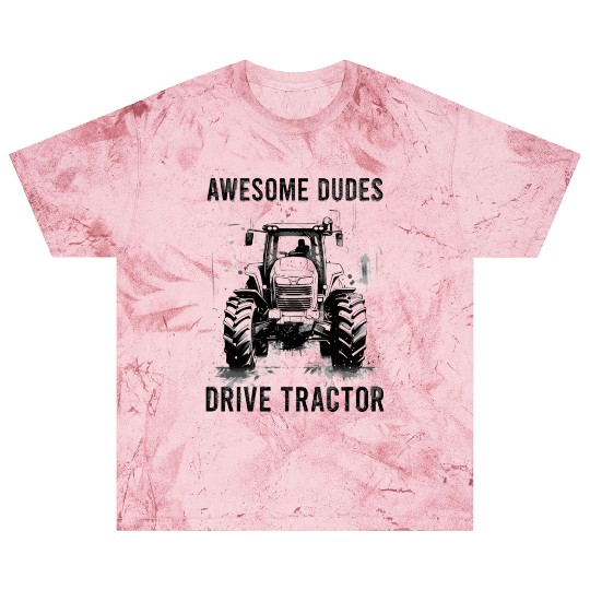 Awesome Guys Drive Tractor Farmer Agriculture Gift Blast T Shirts