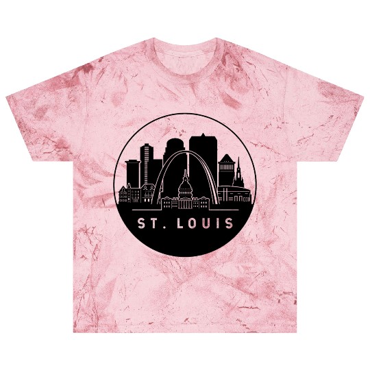 St. Louis Missouri Skyline Blast T Shirts