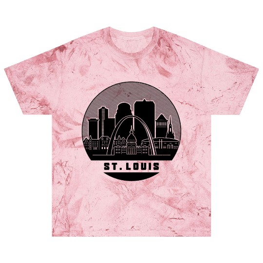 St. Louis Missouri Skyline Blast T Shirts