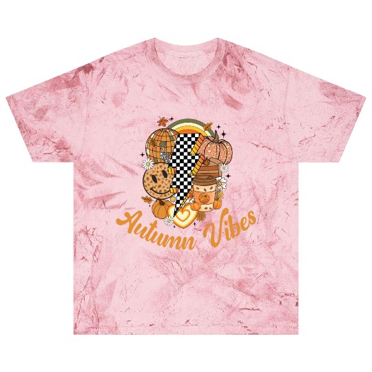 Autumn Vibes, Lightning Bolt, Retro, Vintage, Fall Blast T Shirts