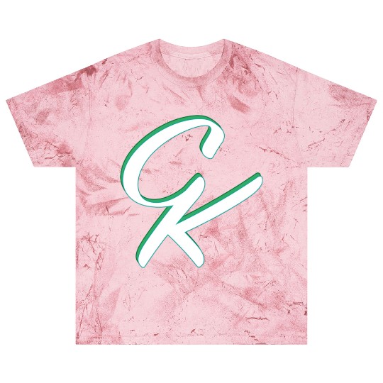 CK ligature white green Blast T Shirts