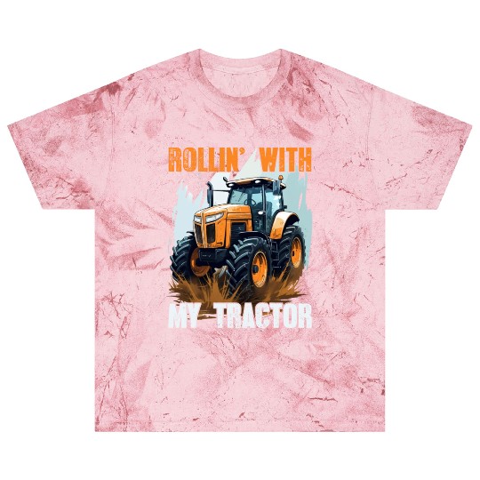 Rollin' With My Tractor Farmer Gift Agriculture Blast T Shirts