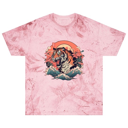 Tokyo Asia 80s Japanese Retro Tiger Blast T Shirts